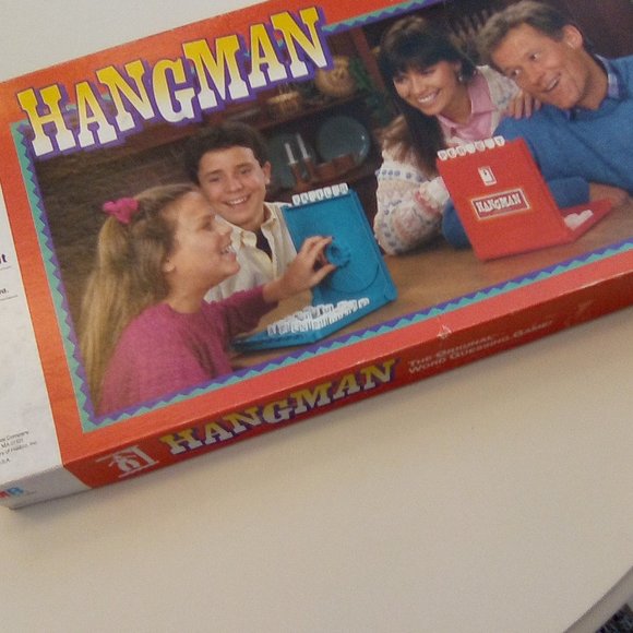 Vintage Hangman Board Game 1988 Milton Bradley Complete Game ages 8 and up - Picture 5 of 10